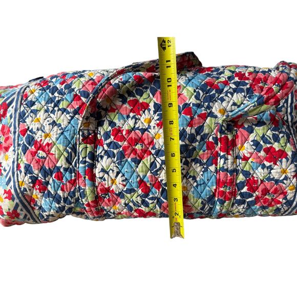Vera Bradley Large Travel Duffel Bag Floral Quilted Overnight Summer Cottage - Picture 3 of 6